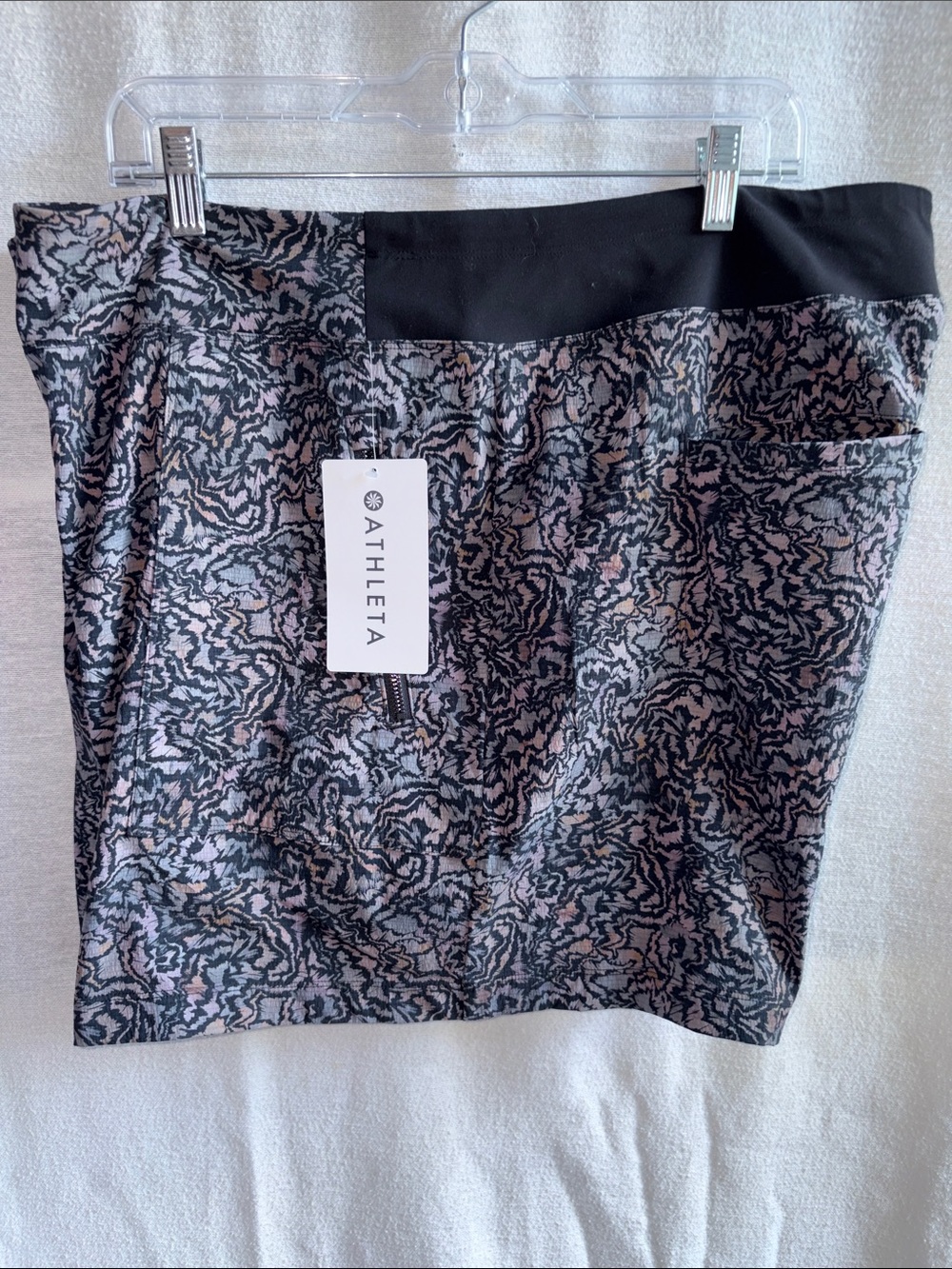 Athleta Trekkie North Short Marble Print Athletic Shorts